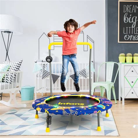Infans - 🎶 Bounce to the Beat with INFANS Mini Trampoline! 🚀 👋 Ready to