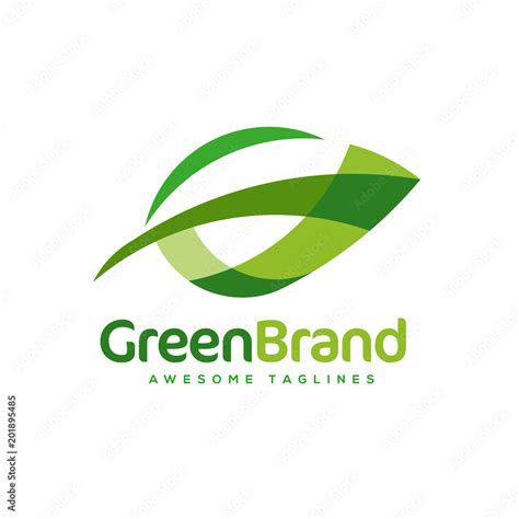 Green Leaf Logo Design