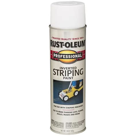 18 Oz RustOleum 2593838 Professional White Traffic Striping Spray