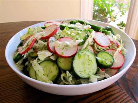 Crunchy Pickled Salad - Cucumbers, Cabbage, Radish