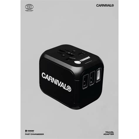 CARNIVAL X Toshino Travel Adapter Shopee Thailand