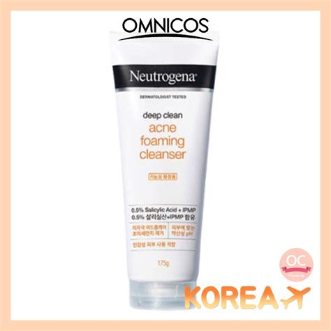 Neutrogena Deep Clean Acne Foaming Cleanser 175g Shopee Malaysia