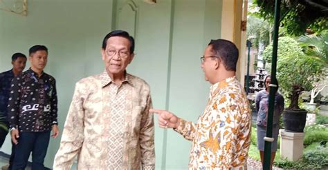 Giliran Capres Anies Baswedan Temui Sri Sultan Hamengku Buwono X