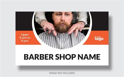 Premium Vector | Barber shop banner design editable vector and ready to ...