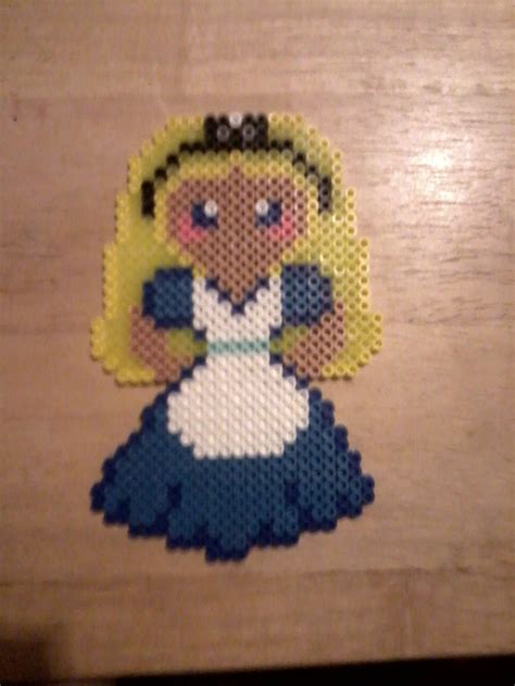 Alice In Wonderland Fuse Beads Perler Beads Alice In Wonderland