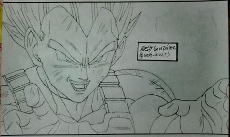 Boceto de vegeta terminado DRAGON BALL ESPAÑOL Amino