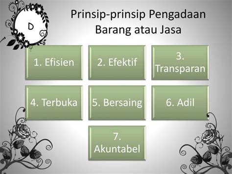 Menerapkan Pengadaan Sarana Dan Prasarana PPT