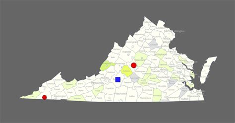 The Map Of Virginia | Virginia Map