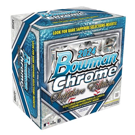 2024 Bowman Chrome Sapphire Baseball Checklist Set Details