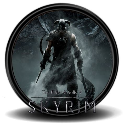 The Elder Scrolls V Skyrim Icon Png Transparent Background Free