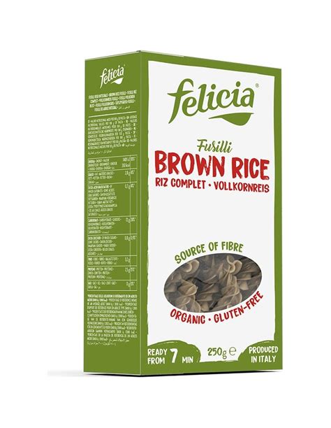 BIO makaron ryżowy fusilli świderki bezglutenowy 250g FELICIA BIO