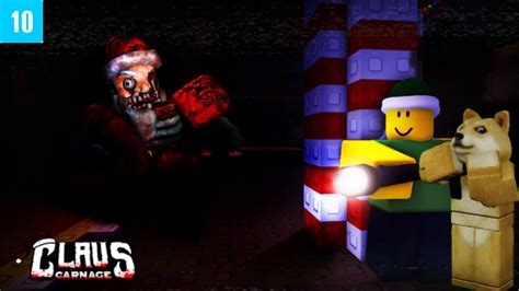 N O Deixe O Papai Noel Maluco Te Pegar Claus Carnage Roblox Youtube