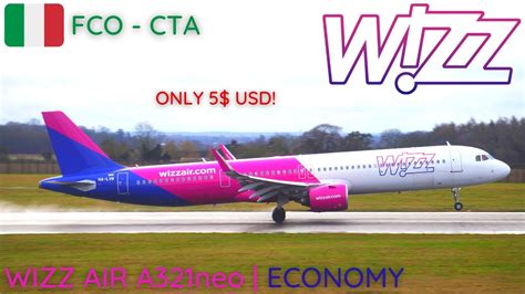 Trip Report Wizz Air A321neo Rome Fco To Catania Cta Economy