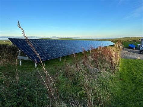 Residential Ground Mounted Solar PV With Tesla Powerwall Energy