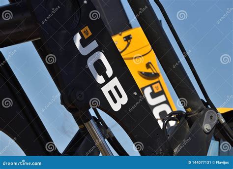 Jcb Heavy Duty Equipment Vehicle And Logo Editorial Photo Image Of