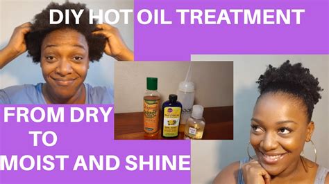 My First Diy Hot Oil Treatment Natural 4c Hair How To Rejuvenate