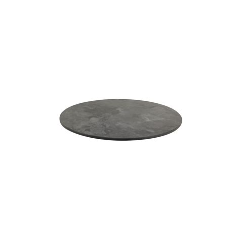 Plateau de table rond Ø 600 x H 12 mm MESA pierre de lave LIGNE CHR