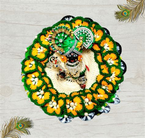 Laddu Gopal Woolen Dress With Cap Winter Poshak Divine Expressions