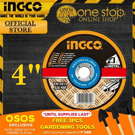 Ingco Original High Efficient Abrasive Metal Cutting Disc For Angle