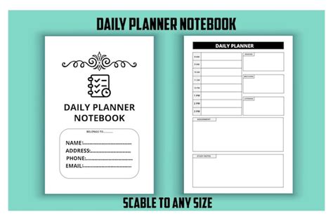 Premium Vector Daily Planner Logbook Low Content Kdp Interior Template