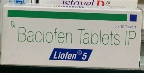 Liofen Baclofen Tablet Packaging Size Tablets Strip Treatment