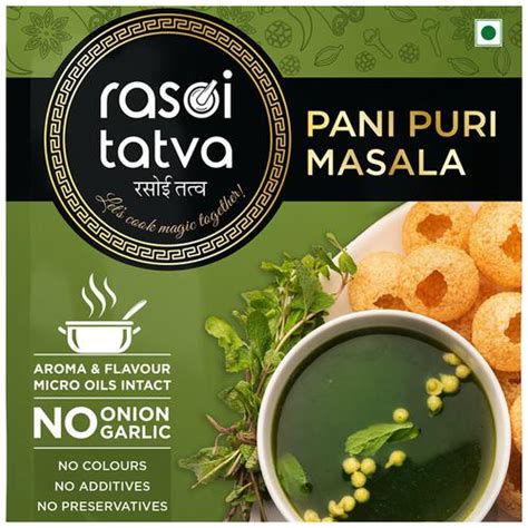 Buy Rasoi Tatva Pani Puri Masala Premium Quality Online At Best Price