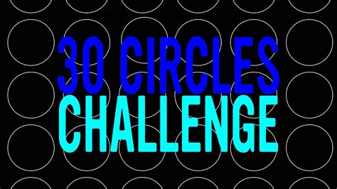 30 Circle Challenge Printable