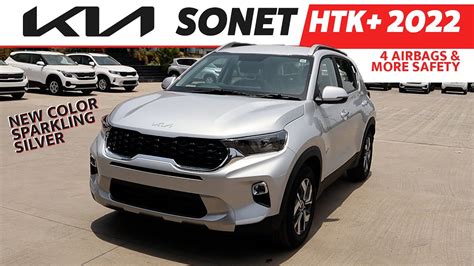 Kia Sonet Htk 2022 Sparkling Silver VFM Variant YouTube