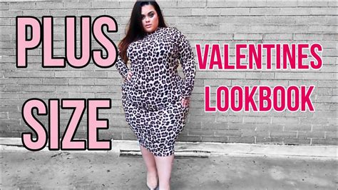 Plus Size Valentines Day Lookbook♡♡ Gabriellaglamour Youtube