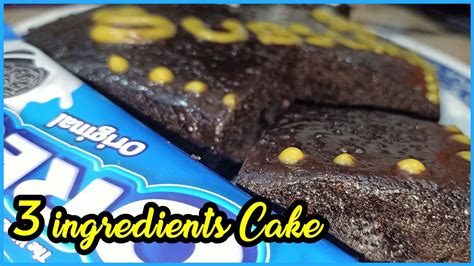 3 Ingredients Chocolate Cake Recipe In Lock Down Without Eggs Oven