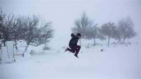 Middle East Winter Storm Kills at Least Two Syrian Refugees; Snow ...