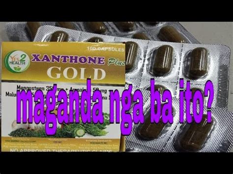 Xanthone Plus Gold Herbal Capsule Youtube