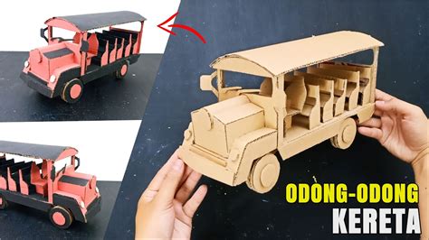 Cara Membuat Miniatur Mobil Odong Odong Kereta Dari Kardus Ide