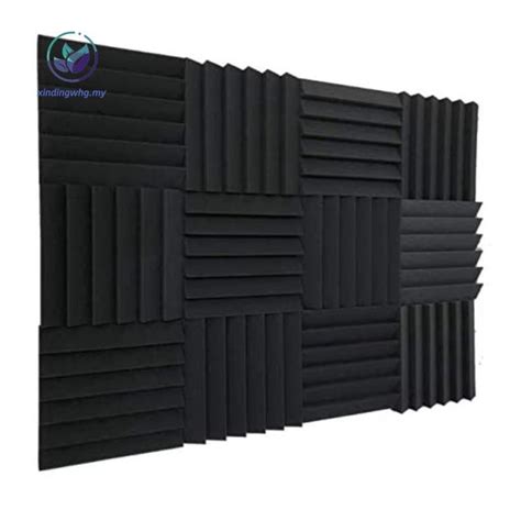 Pieces Acoustic Foam Panels High Density Wedge Tiles Acoustic