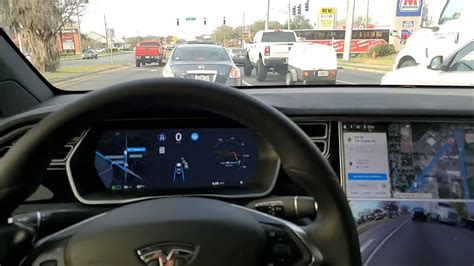 Tesla Autopilot 2020 4 1 Interstate Self Driving Youtube