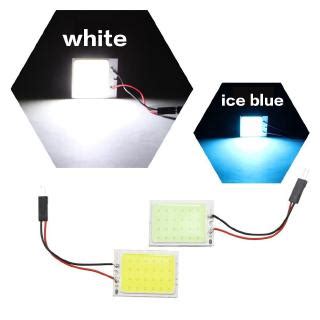 Pc White Smd Cob Led T W V Car Interior Panel Light Dome Lamp