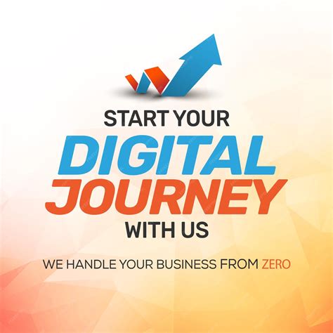 Premium Vector | Digital business journey business growth