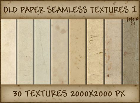 Old Paper Seamless Textures By Jojo Ojoj On Deviantart