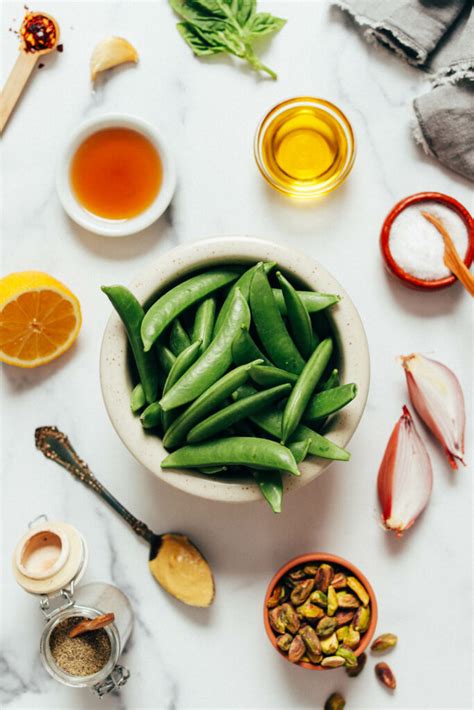 Snap Pea Salad with Zesty Lemon Vinaigrette - Minimalist Baker Recipes