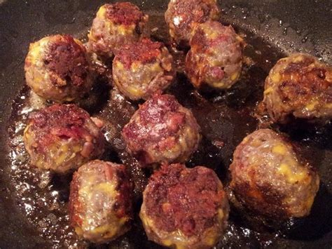 Cheddar And Bacon Bbq Meatballs Ruled Me Recipe Bbq Bacon