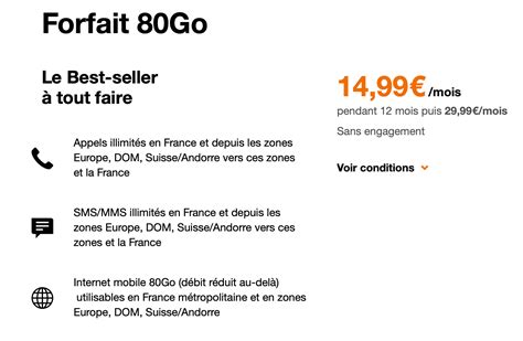 Forfait 4G Orange illimité quel abonnement mobile choisir