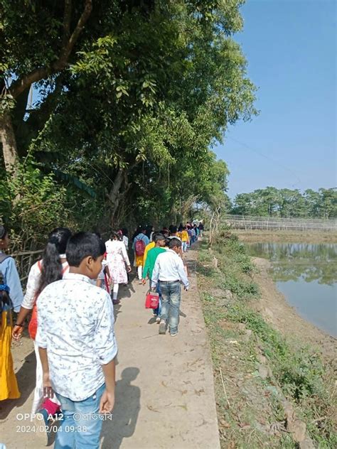 Students Excursion To Bablari Nadia Nabadwip February Belur