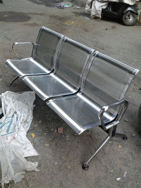 Stainless Steel Person Waiting Are Ss Multi Seater Chair At Rs