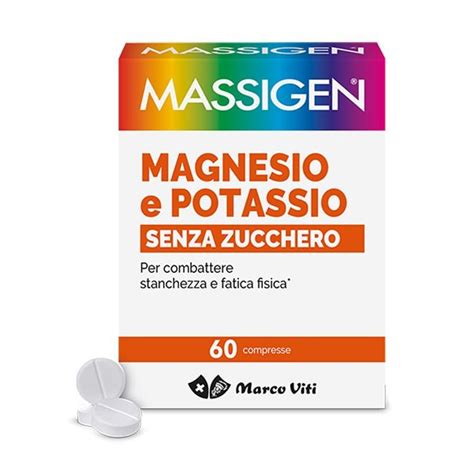 Massigen Magnesio E Potassio Senza Zucchero Compresse Marco Viti