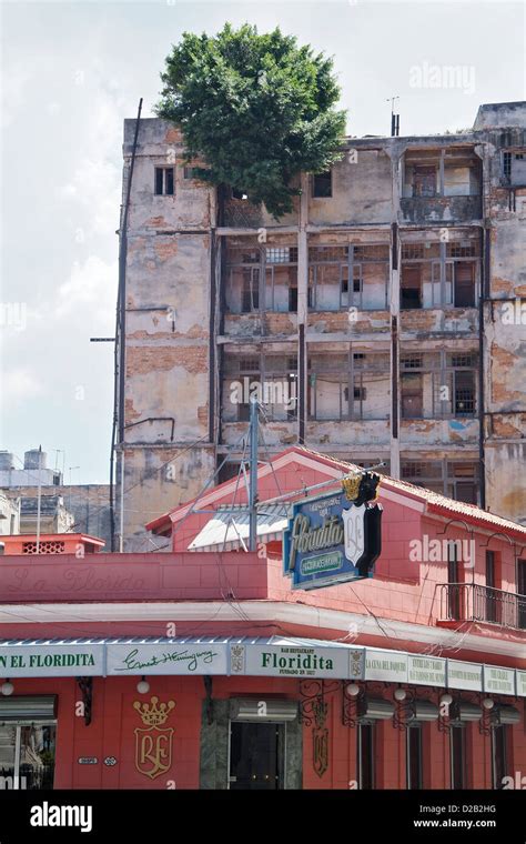 Havana Cuba The Famous El Floridita Bar In Old Havana Stock Photo Alamy