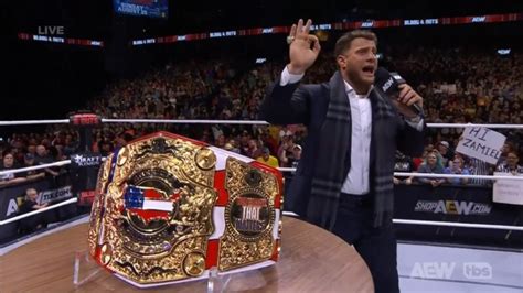 MJF Unveils AEW American Title On AEW Dynamite