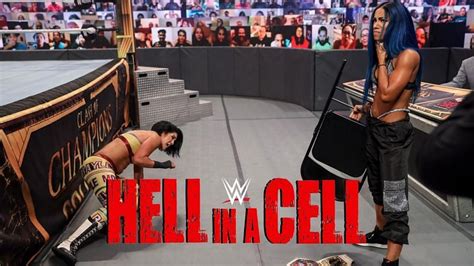 Bayley Vs Sasha Banks Hell In A Cell 2020 Match Card, Wwe Hell In A ...