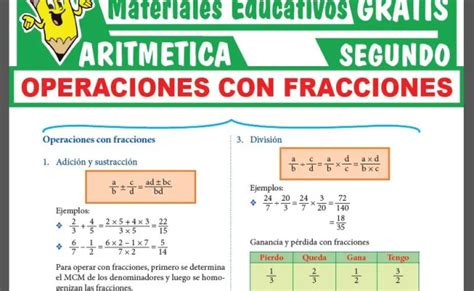 Matematicas Segundo Grado De Secundaria Aprende En Casa 2 Division De Numeros Fraccionarios Y