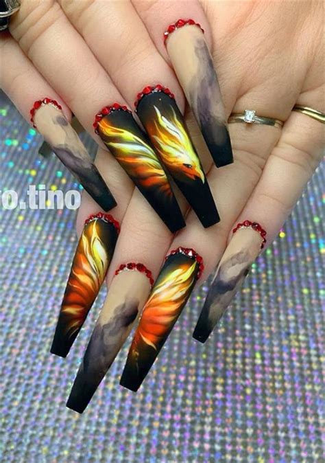 44 Classy Long Coffin Nails Design To Rock Your Days Fashionsum