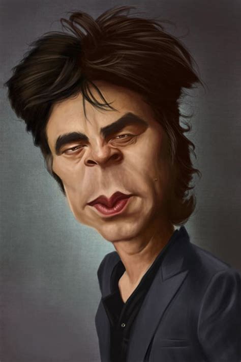 Benicio Del Toro By Lucas Somariva Caricature 2d Caricature